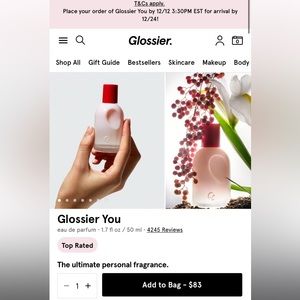 Glossier You Eau de Parfum, 50ml